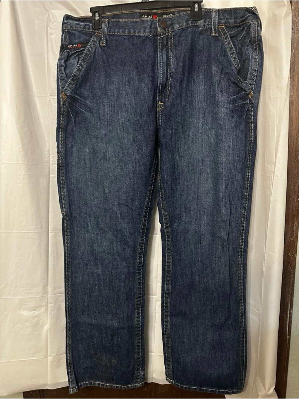 Ariat Men's Indigo Relaxed Straight Jeans